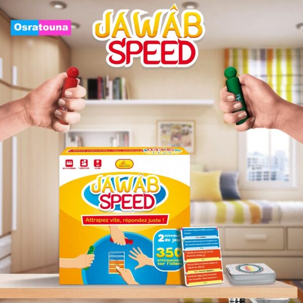 Jawâb Speed - Attrapez vite, répondez juste (jeu de société) - Jeu / jouet