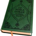 Le Noble Coran et la traduction en langue française de ses sens (bilingue français/arabe) - Edition de luxe couverture cartonnée en daim vert foncé
